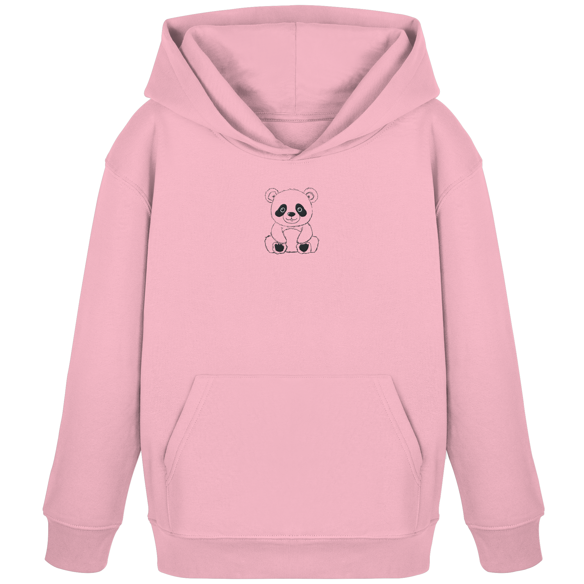 Pandabär gestickt - Organic Hoodie for Kids