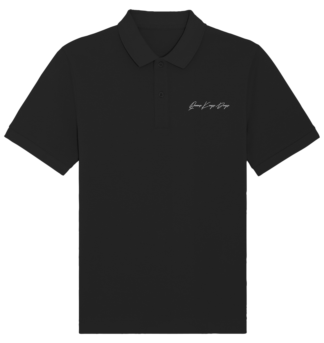 Poloshirt mit gesticktem Schriftzug