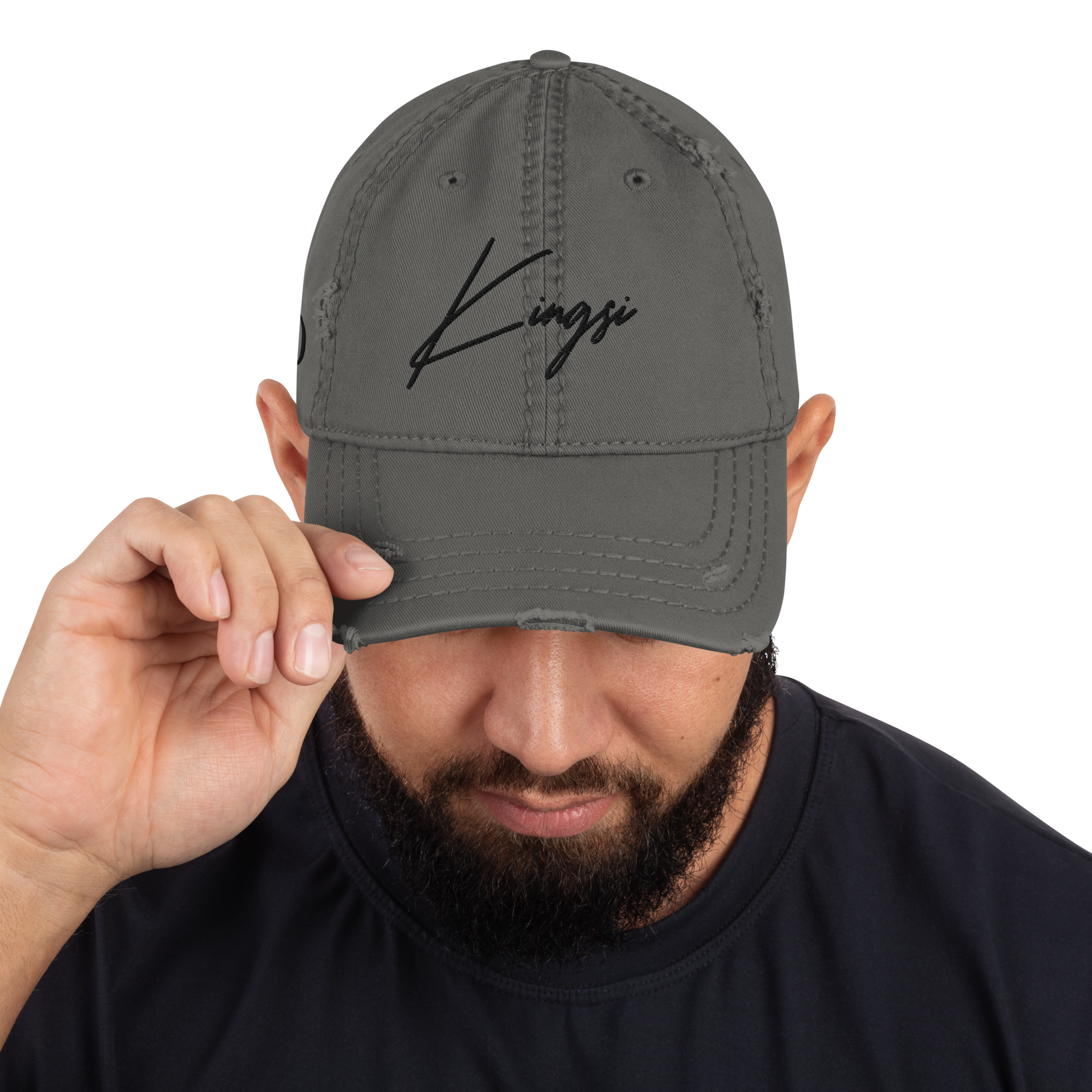 Kingsi Dad-Hat im Used-Look