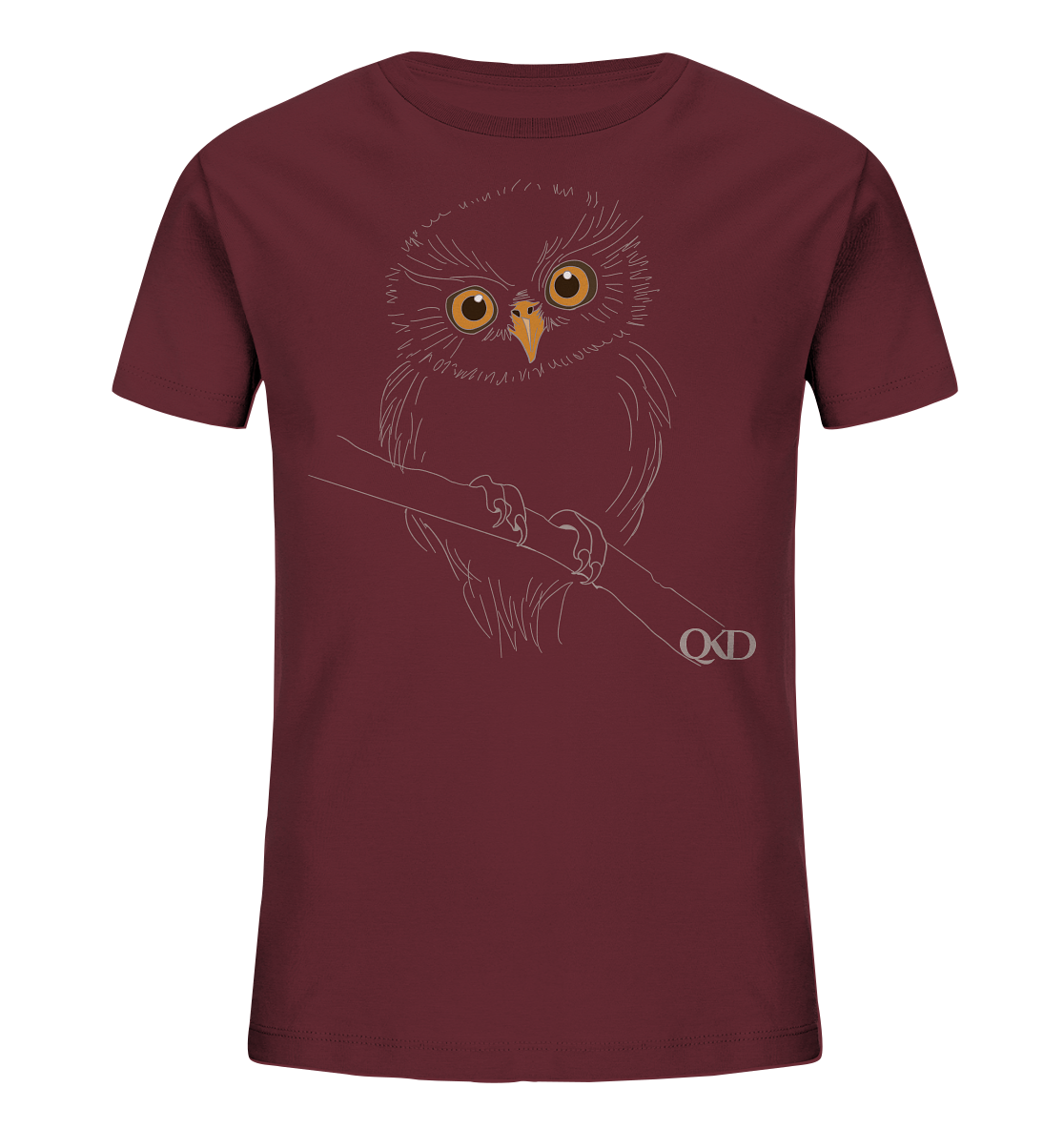 Eulen Druck  - Kids Organic Shirt