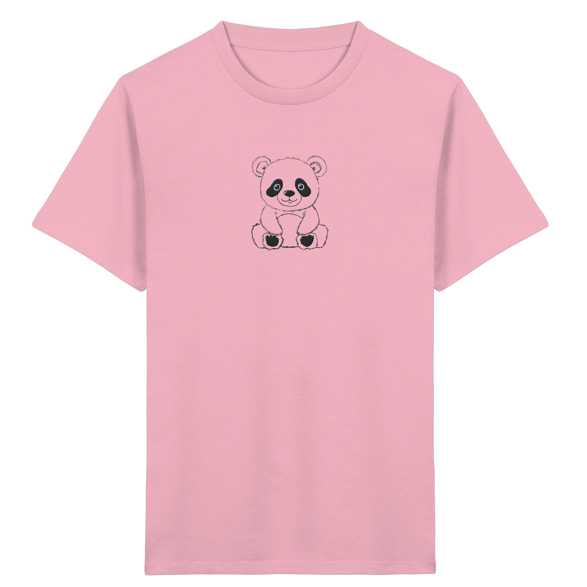Pandabär gestickt  - Organic Shirt for Kids