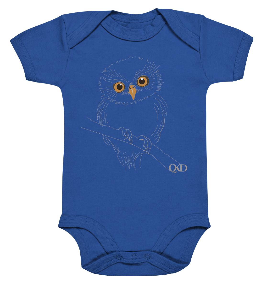 Eulen Druck  - Organic Baby Bodysuit