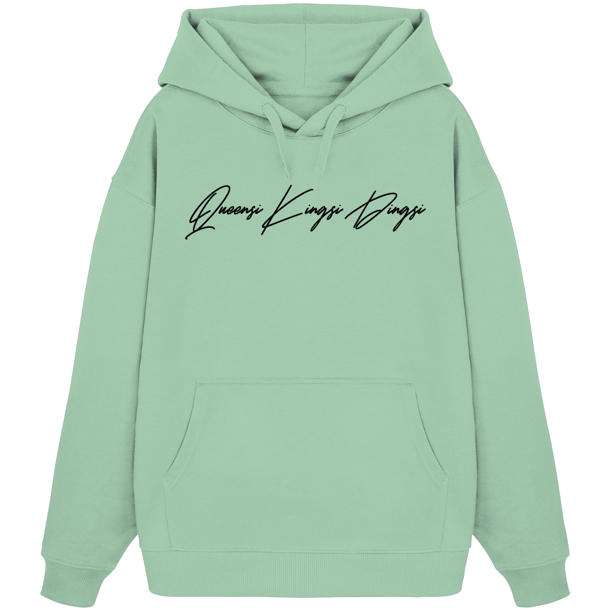 QKD Schriftzug - Organic Oversize Hoodie for Men