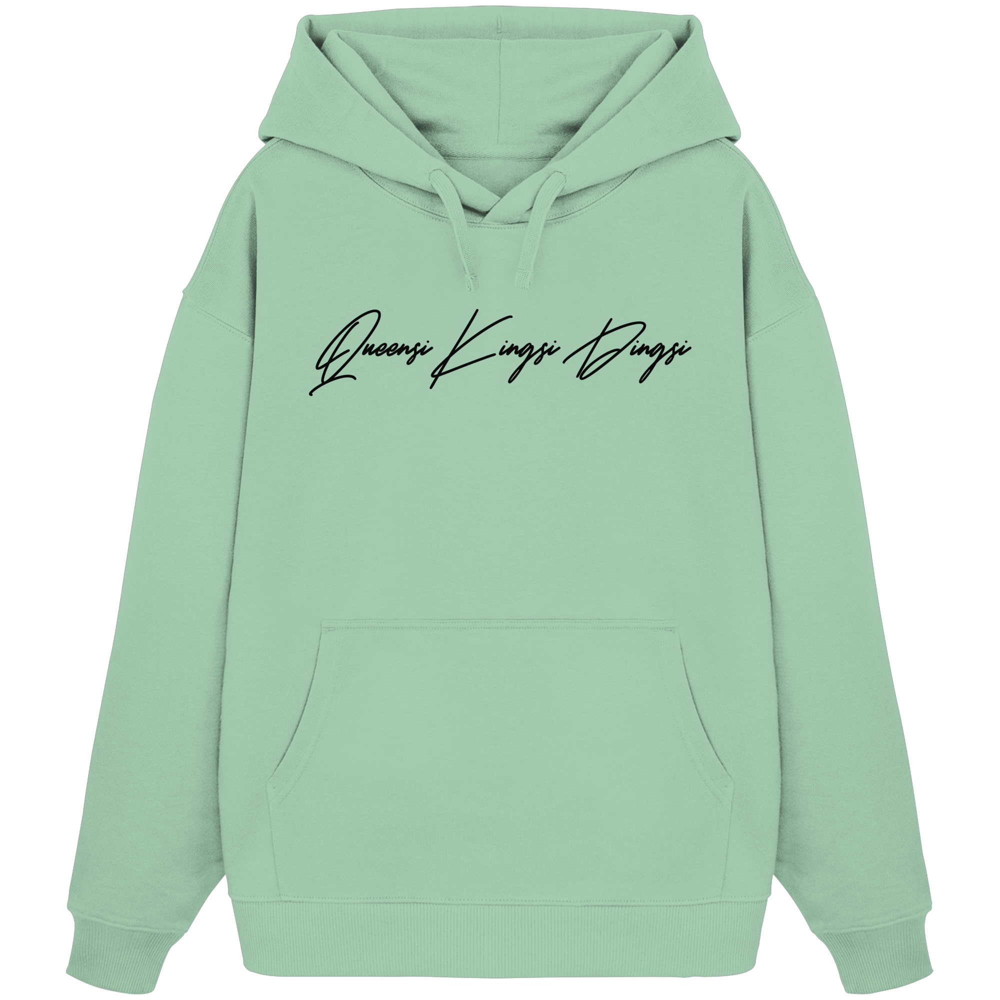 Schriftzug QKD - Organic Oversize Hoodie Damen