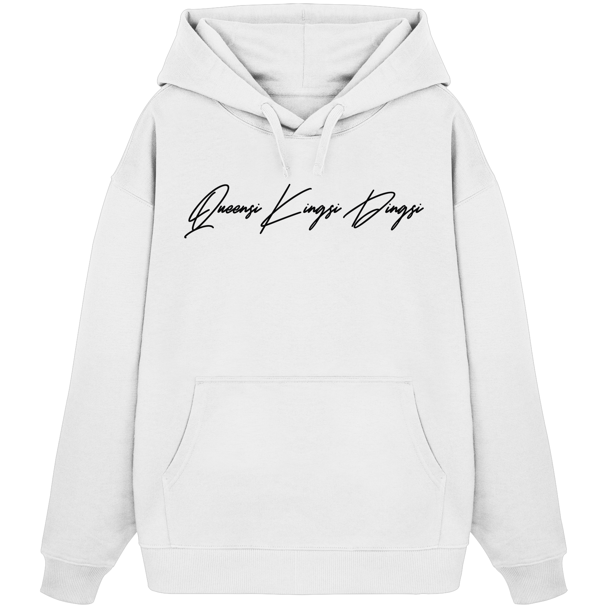 QKD Schriftzug - Organic Oversize Hoodie for Men