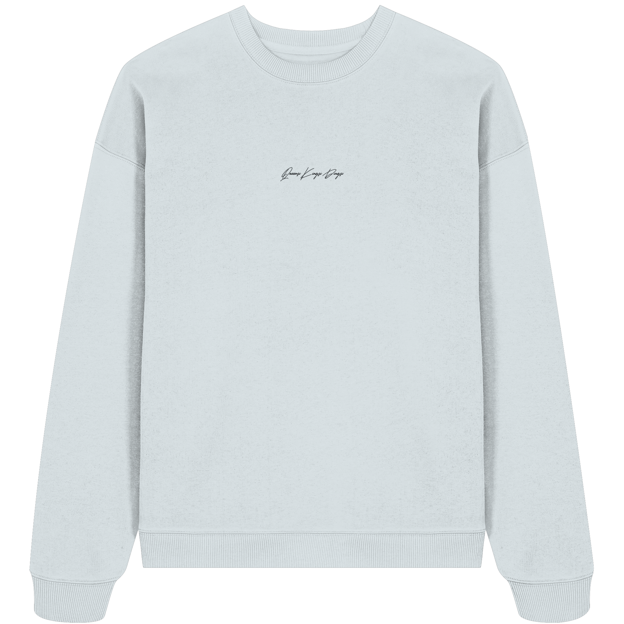 Oversize Sweatshirt mit gesticktem Schriftzug