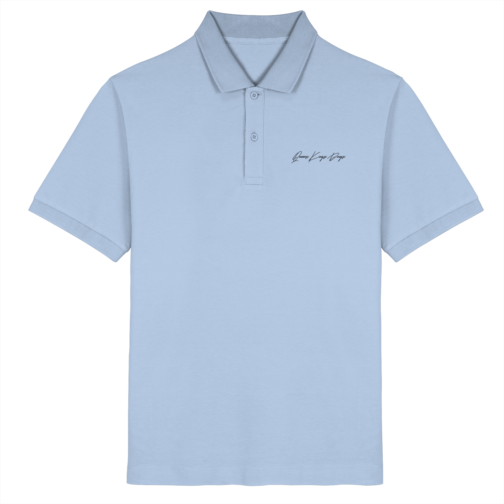Poloshirt mit gesticktem Schriftzug