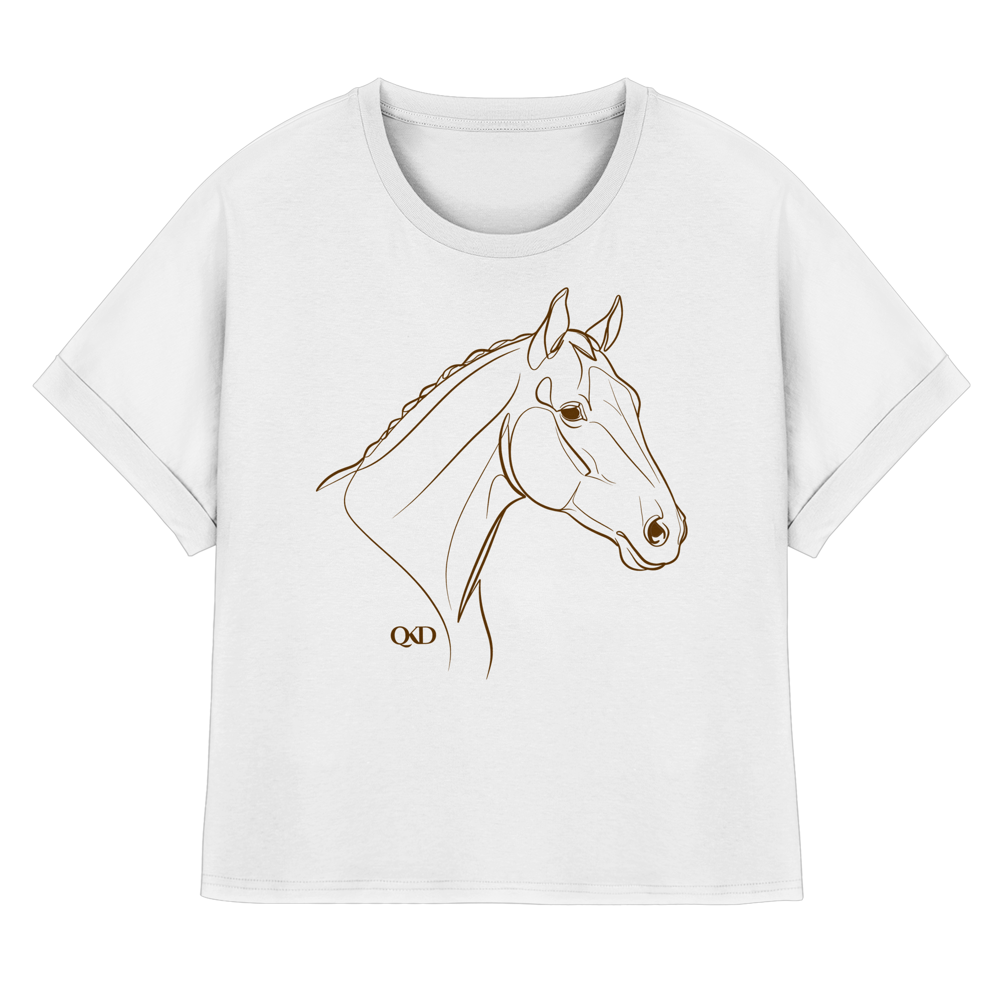Womens T-Shirt mit Pferd